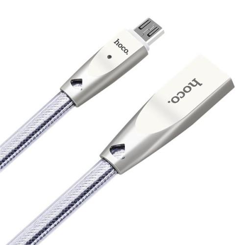 Cink ötvözet micro-USB töltő adatkábel Samsung, LG, Sony, HTC, Xiaomi, Android telefonokhoz