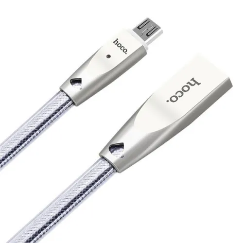 Cink ötvözet micro-USB töltő adatkábel Samsung, LG, Sony, HTC, Xiaomi, Android telefonokhoz