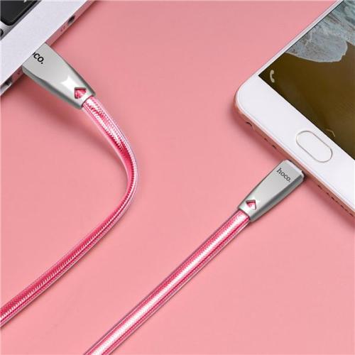 Cink ötvözet micro-USB töltő adatkábel Samsung, LG, Sony, HTC, Xiaomi, Android telefonokhoz