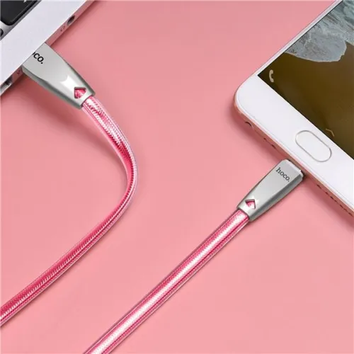 Cink ötvözet micro-USB töltő adatkábel Samsung, LG, Sony, HTC, Xiaomi, Android telefonokhoz