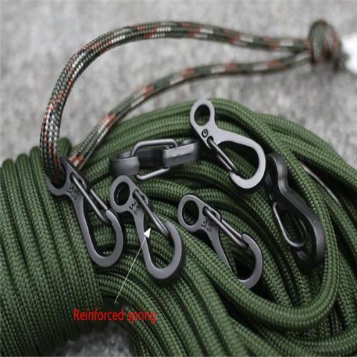 NEER 5db Klasszikus egyszerű Mini Rugós Karabiner