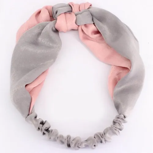Női Egyszerű, keresztbe húzható, színes, szatén hajpánt, hajtartó, díszes bandana