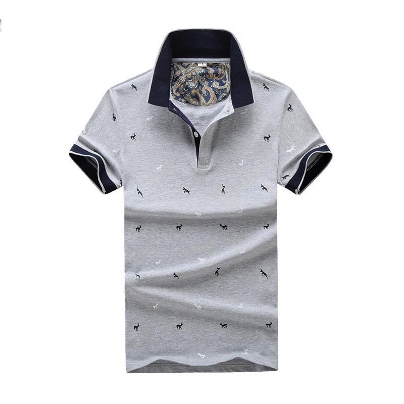 Férfi nyári állatmintás Rövidujjú pólóking