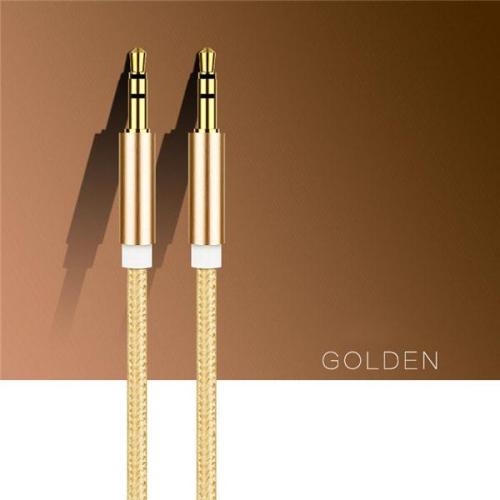 Alumínium Ötvözet Audio Kábel  3.5 mm Aux Réz Autós Univerzális Kábel