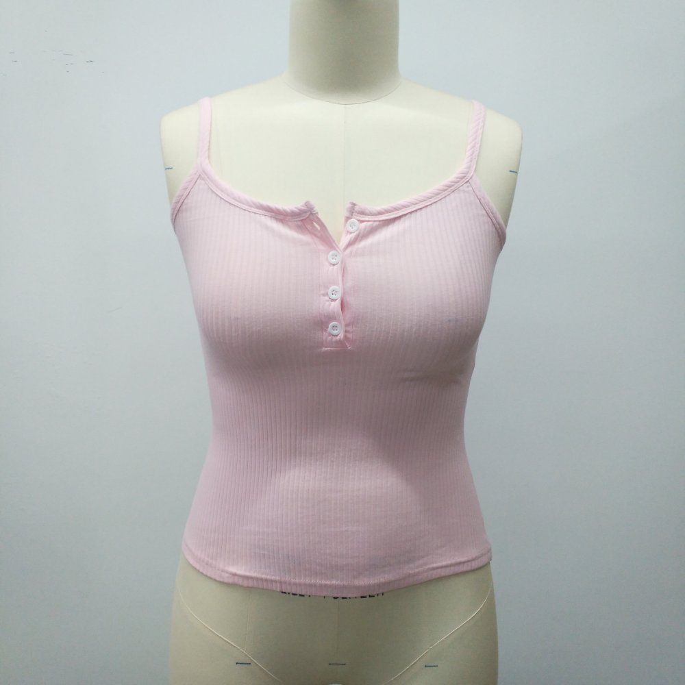 Új Tank Top Nyári Szexi Slim Solid Női Női Top Női Rózsaszín Fekete Fehér Bustier Crop Top