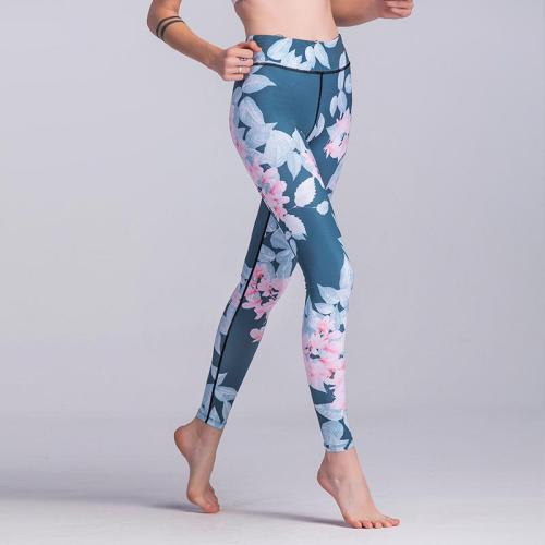NEER Sport leggings magas derekú szoros nadrág szexi futáshoz trnához virágos jóga nadrág harisnya