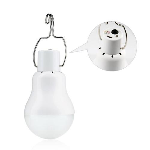 15w LED-es, napelemes, hordozható, izzós, kemping horgász lámpa
