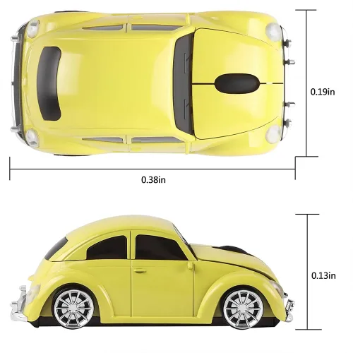 Wireless VW Beetle Model Mouse
