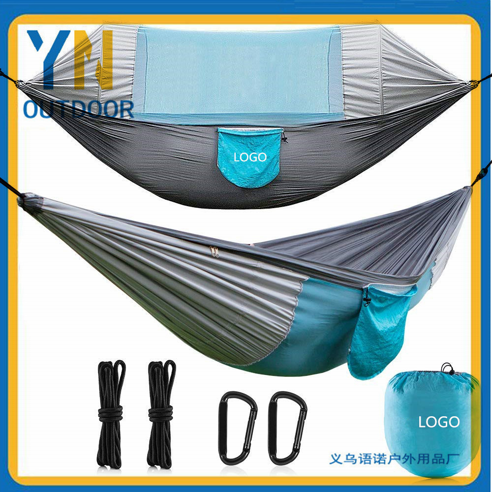 210t nylon new mosquito net hammock outdoor hammock with mosquito net