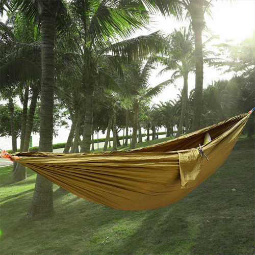 Ultra-light outdoor parachute hammock double casual camping supplilon hammock manufacturers supply