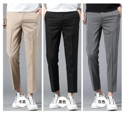 Men's straight nine-point casual pants