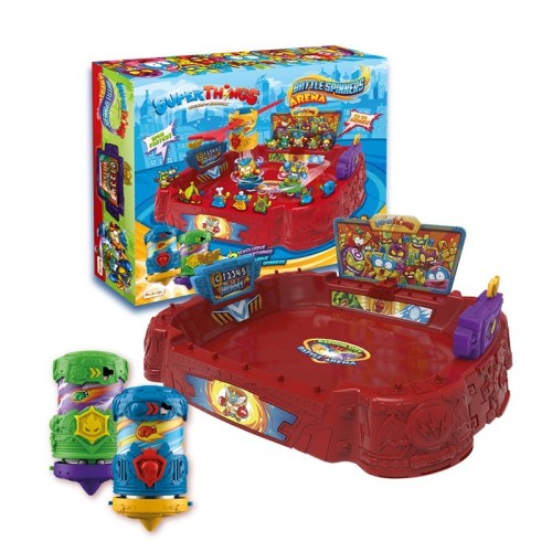 SuperThings - Playset Battle Arena, contains 1 Sand, 2 Battle Spinners exclusive and 2 exclusive SuperThings