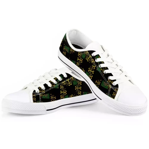 White Low Top EVA Canvas Shoes-