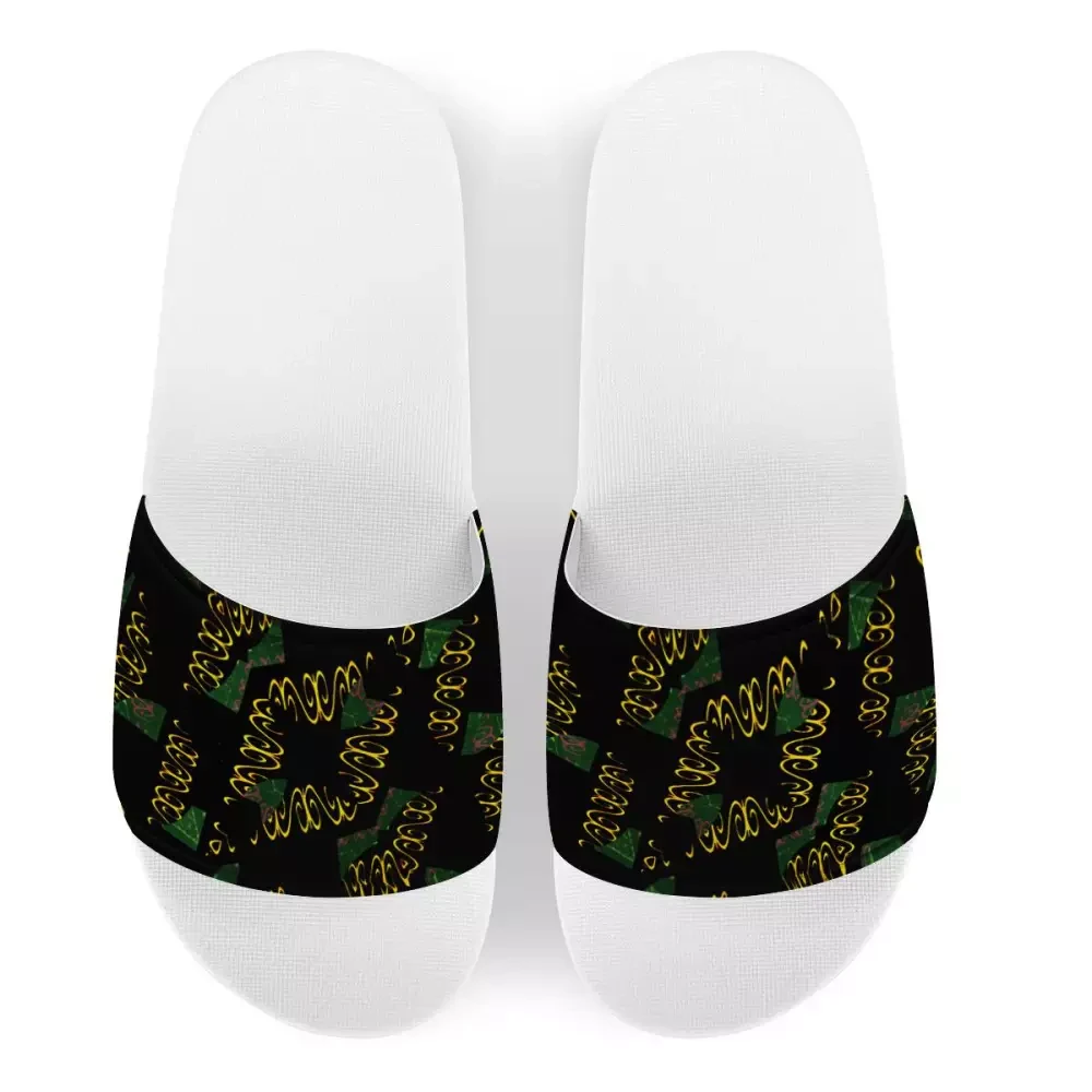 White Slide Sandals Shoes