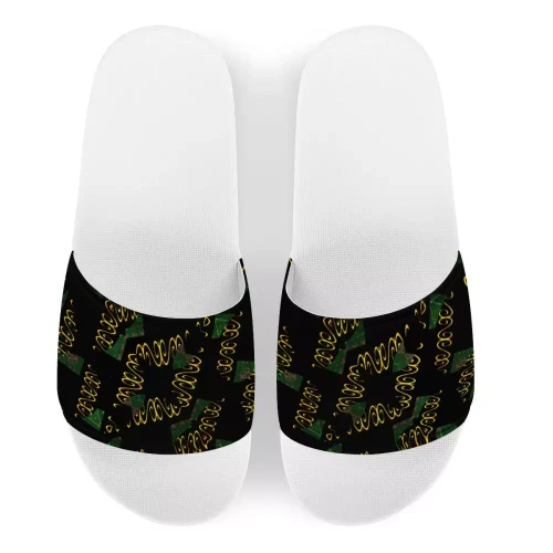 White Slide Sandals Shoes