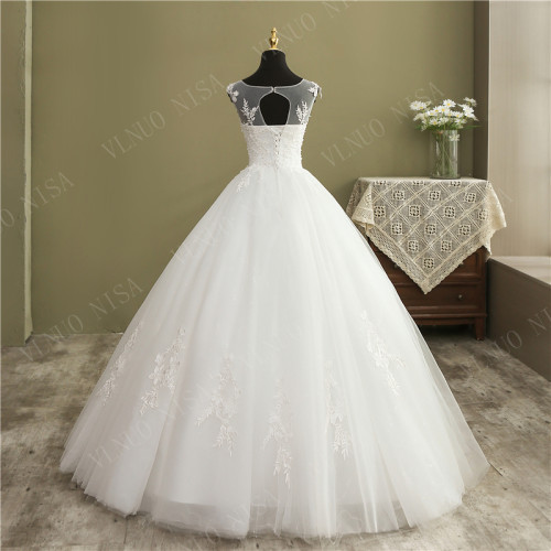 2021 New Robe De Noiva Grande Wedding Dress Lace appliques pearls Sweetheart Wedding Gowns Princess Plus Size Vintage Brides