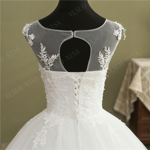 2021 New Robe De Noiva Grande Wedding Dress Lace appliques pearls Sweetheart Wedding Gowns Princess Plus Size Vintage Brides