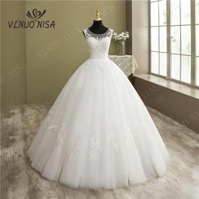 2021 New Robe De Noiva Grande Wedding Dress Lace appliques pearls Sweetheart Wedding Gowns Princess Plus Size Vintage Brides