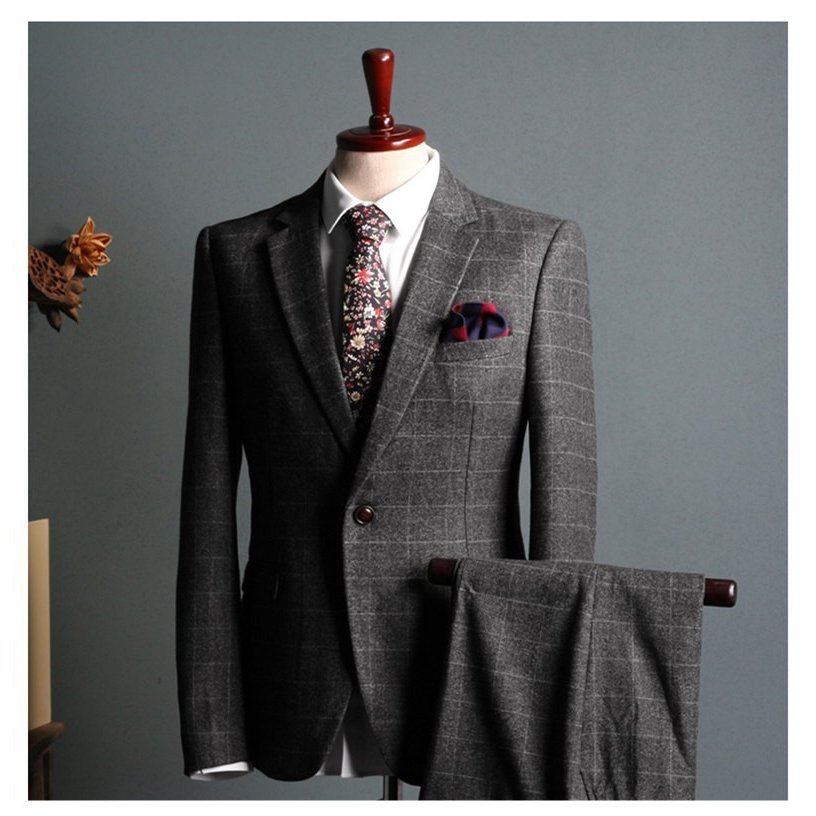 ビジネススーツ フォーマル カジュアル 父の日 スーツ メンズ スリーピーススーツ 3ピース 3点セット 成人式 就活