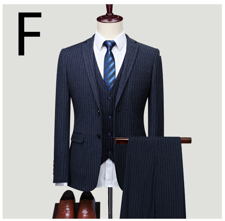 ビジネススーツ フォーマル カジュアル 父の日 スーツ メンズ スリーピーススーツ 3ピース 3点セット 成人式 就活