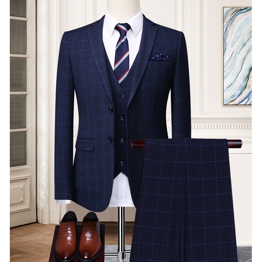 ビジネススーツ フォーマル カジュアル 父の日 スーツ メンズ スリーピーススーツ 3ピース 3点セット 成人式 就活