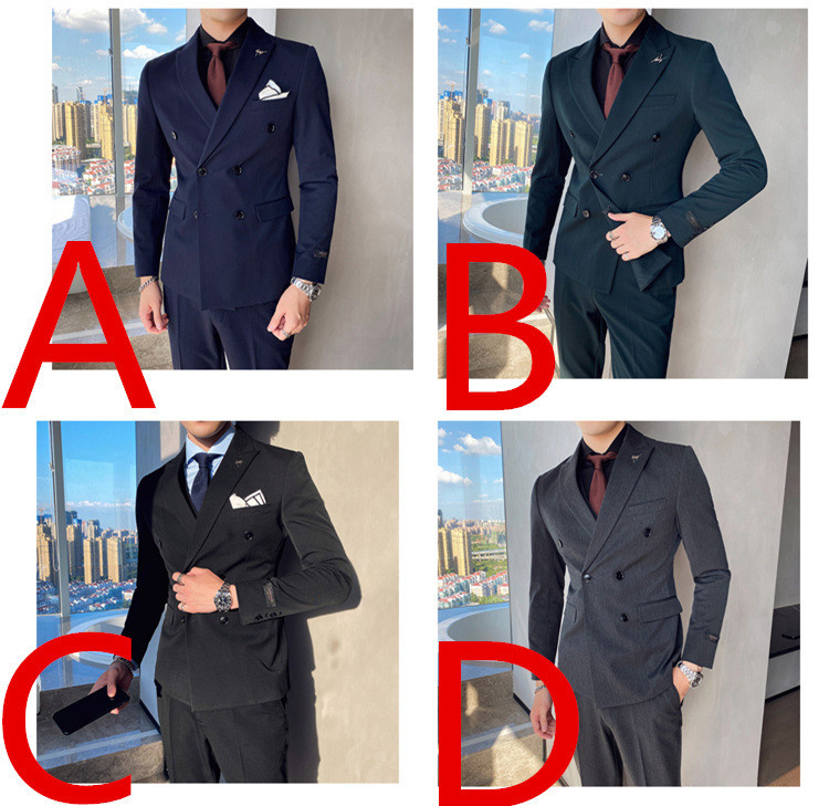 2021 ビジネススーツ メンズ スーツ 2ピース  カジュアルスーツ 通勤 春 夏 秋 冬