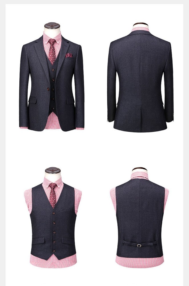 ビジネススーツ フォーマル カジュアル 父の日 スーツ メンズ スリーピーススーツ 3ピース 3点セット 成人式 就活