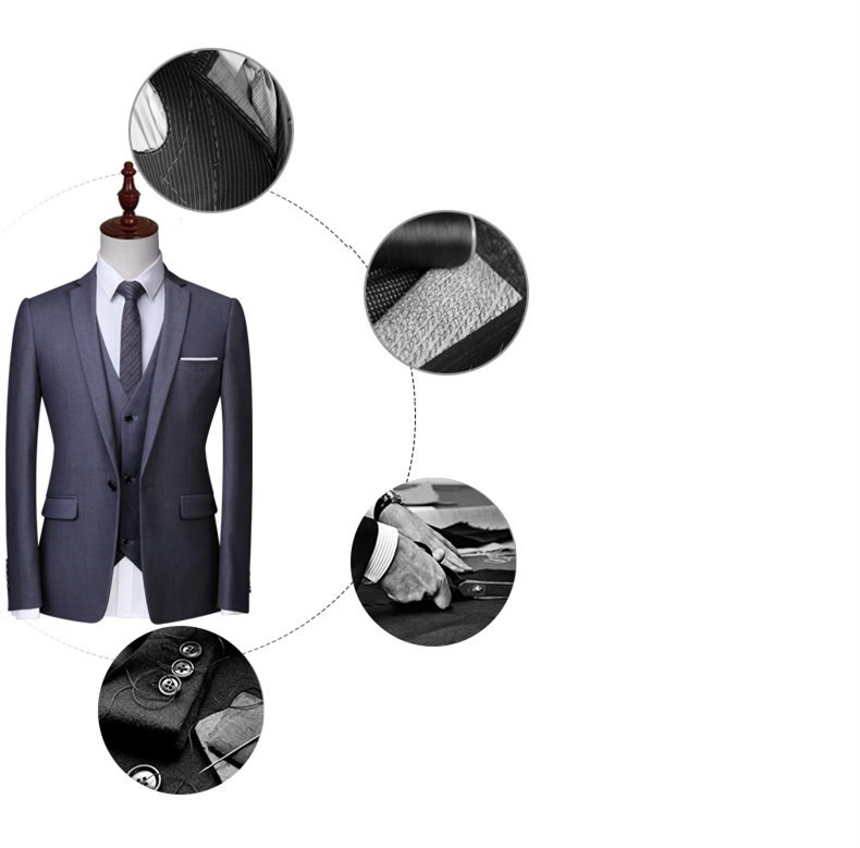 ビジネススーツ フォーマル カジュアル 父の日 スーツ メンズ スリーピーススーツ 3ピース 3点セット 成人式 就活