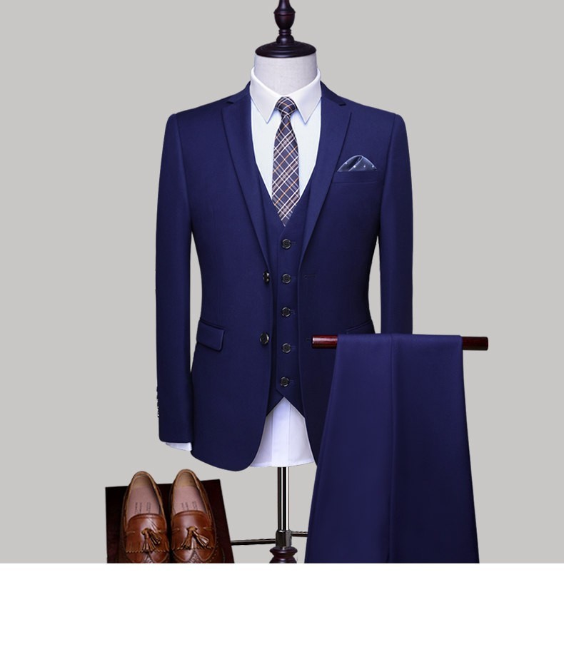 ビジネススーツ フォーマル カジュアル 父の日 スーツ メンズ スリーピーススーツ 3ピース 3点セット 成人式 就活
