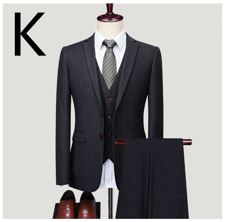 ビジネススーツ フォーマル カジュアル 父の日 スーツ メンズ スリーピーススーツ 3ピース 3点セット 成人式 就活