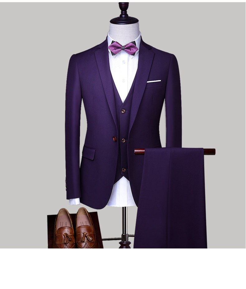 ビジネススーツ フォーマル カジュアル 父の日 スーツ メンズ スリーピーススーツ 3ピース 3点セット 成人式 就活