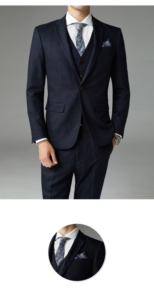 ビジネススーツ フォーマル カジュアル 父の日 スーツ メンズ スリーピーススーツ 3ピース 3点セット 成人式 就活
