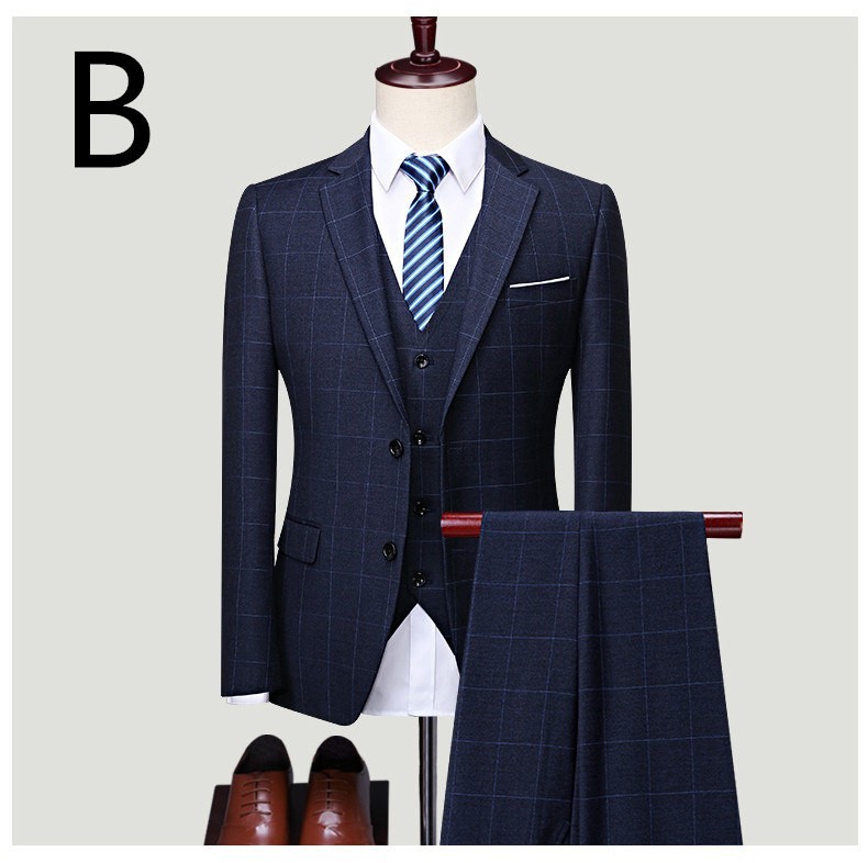 ビジネススーツ フォーマル カジュアル 父の日 スーツ メンズ スリーピーススーツ 3ピース 3点セット 成人式 就活