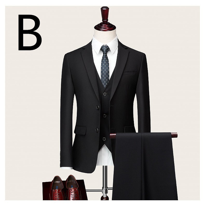 ビジネススーツ フォーマル カジュアル 父の日 スーツ メンズ スリーピーススーツ 3ピース 3点セット 成人式 就活