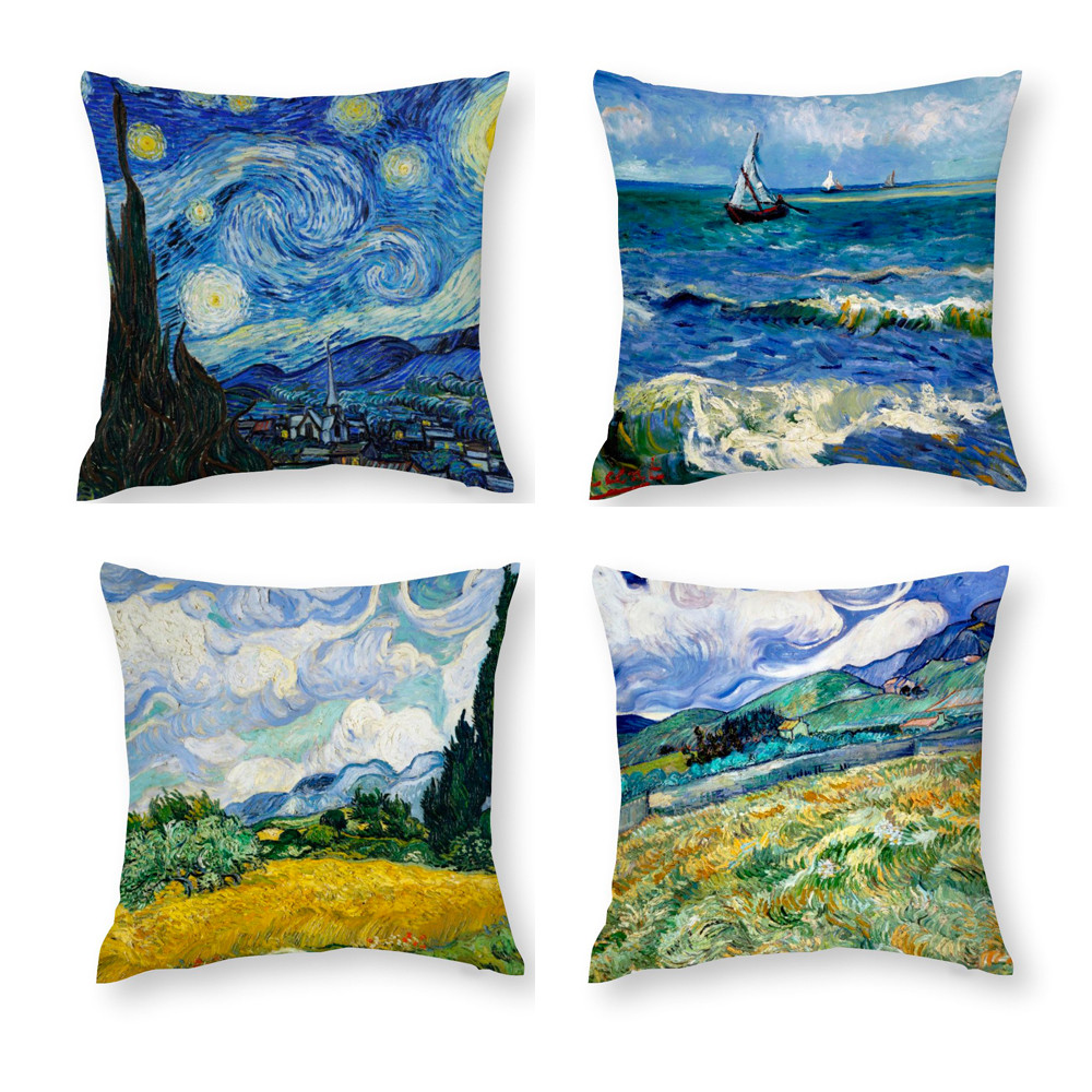Van Gogh Pillow Covers
