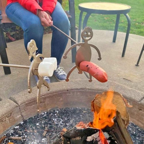 Steel Hot Dog/Marshmallow Roasters BBQ