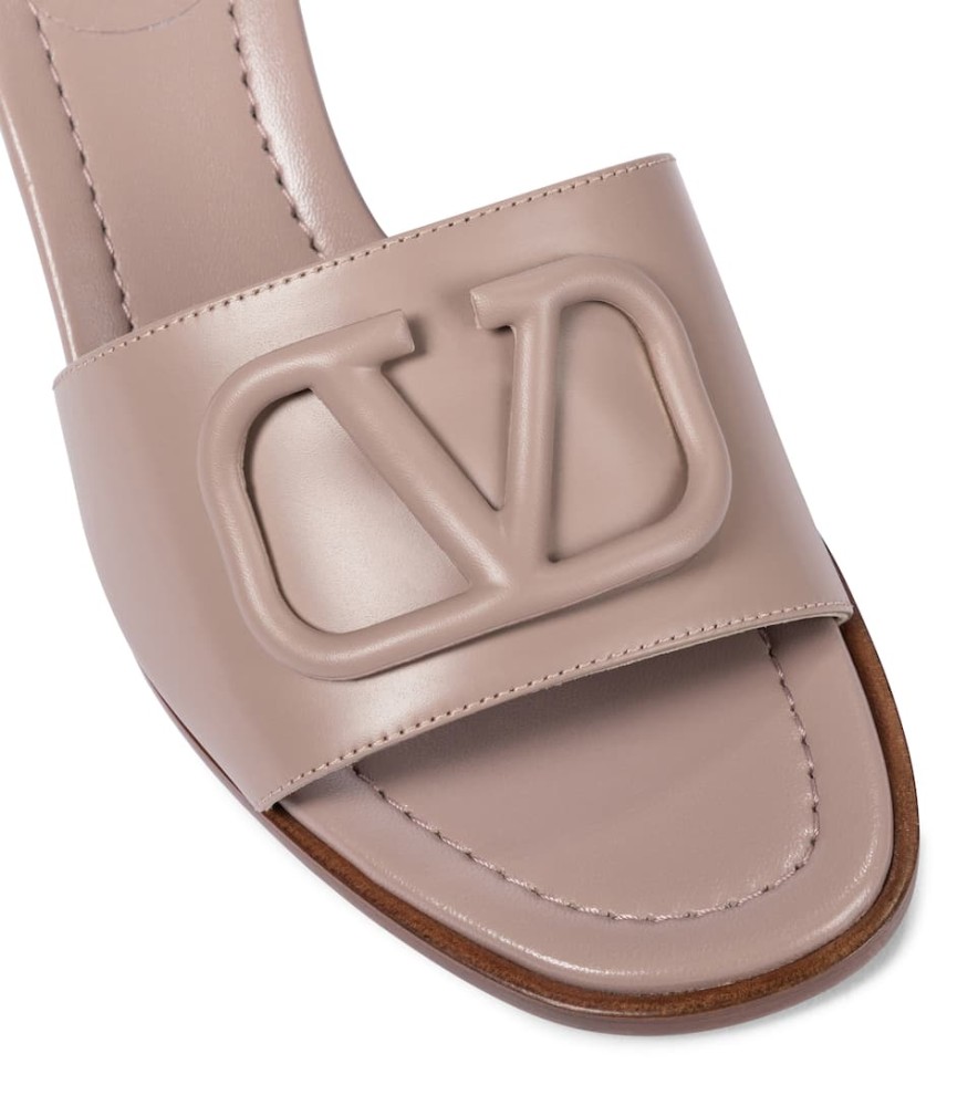 VALENTINO - Valentino Garavani VLOGO leather sandals
