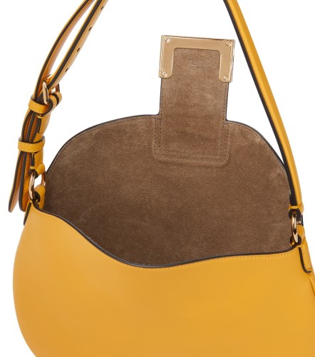 FENDI- Croissant Small leather shoulder bag