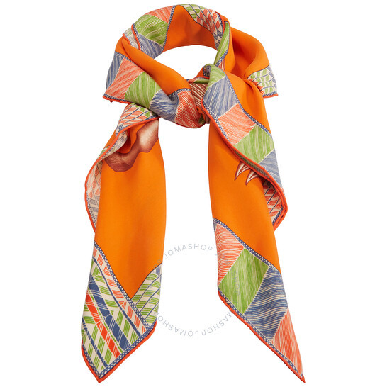 HERMES - Twill Wash Square Scarf