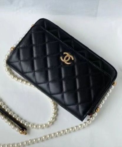 Chanel Wallet On Chain AP2190 Black