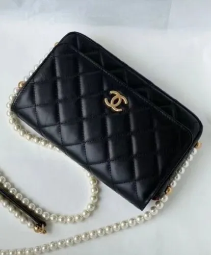 Chanel Wallet On Chain AP2190 Black