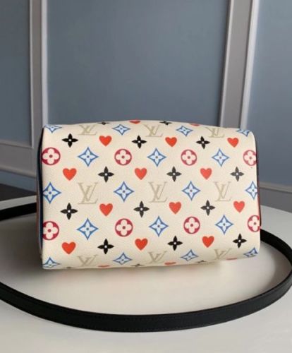 Louis Vuitton Game On Speedy Bandouliere 25 M57466 White