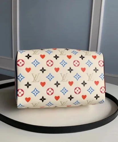 Louis Vuitton Game On Speedy Bandouliere 25 M57466 White