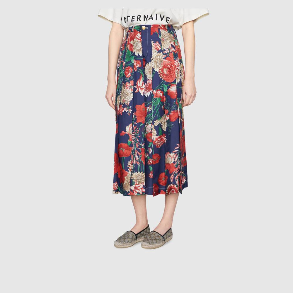 GUCCI GG Supreme bees espadrille