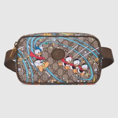 Disney x Gucci Donald Duck print belt bag