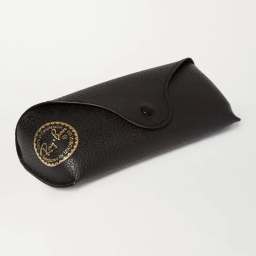RAY-BAN Clubmaster Acetate and Gold-Tone Sunglasses
