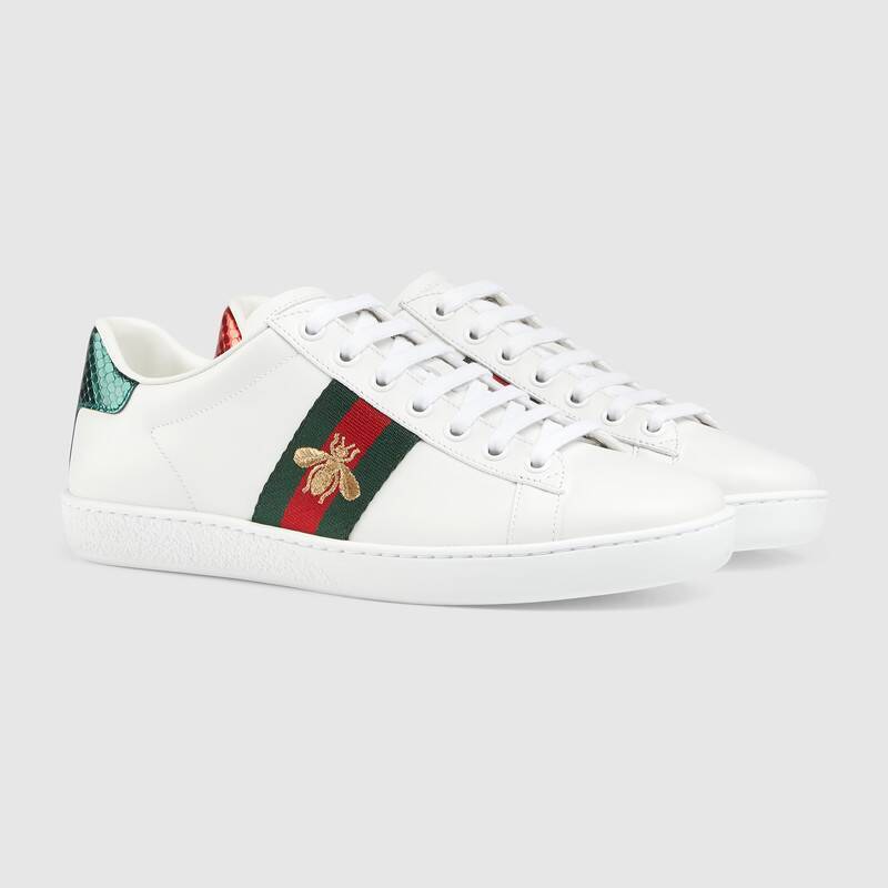 GUCCI - Ace series ladies embroidered sneakers