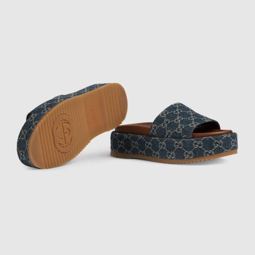 GUCCI Women's platform slide sandal