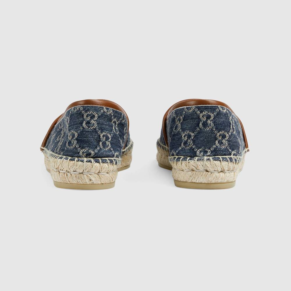 Gucci Unisex jacquard espadrille Blue