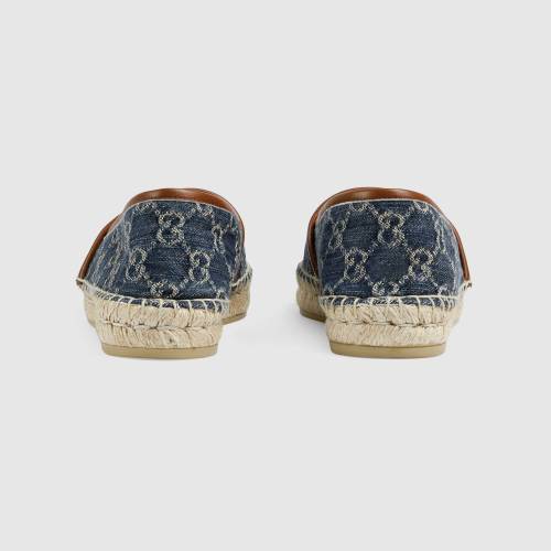 Gucci Unisex jacquard espadrille Blue